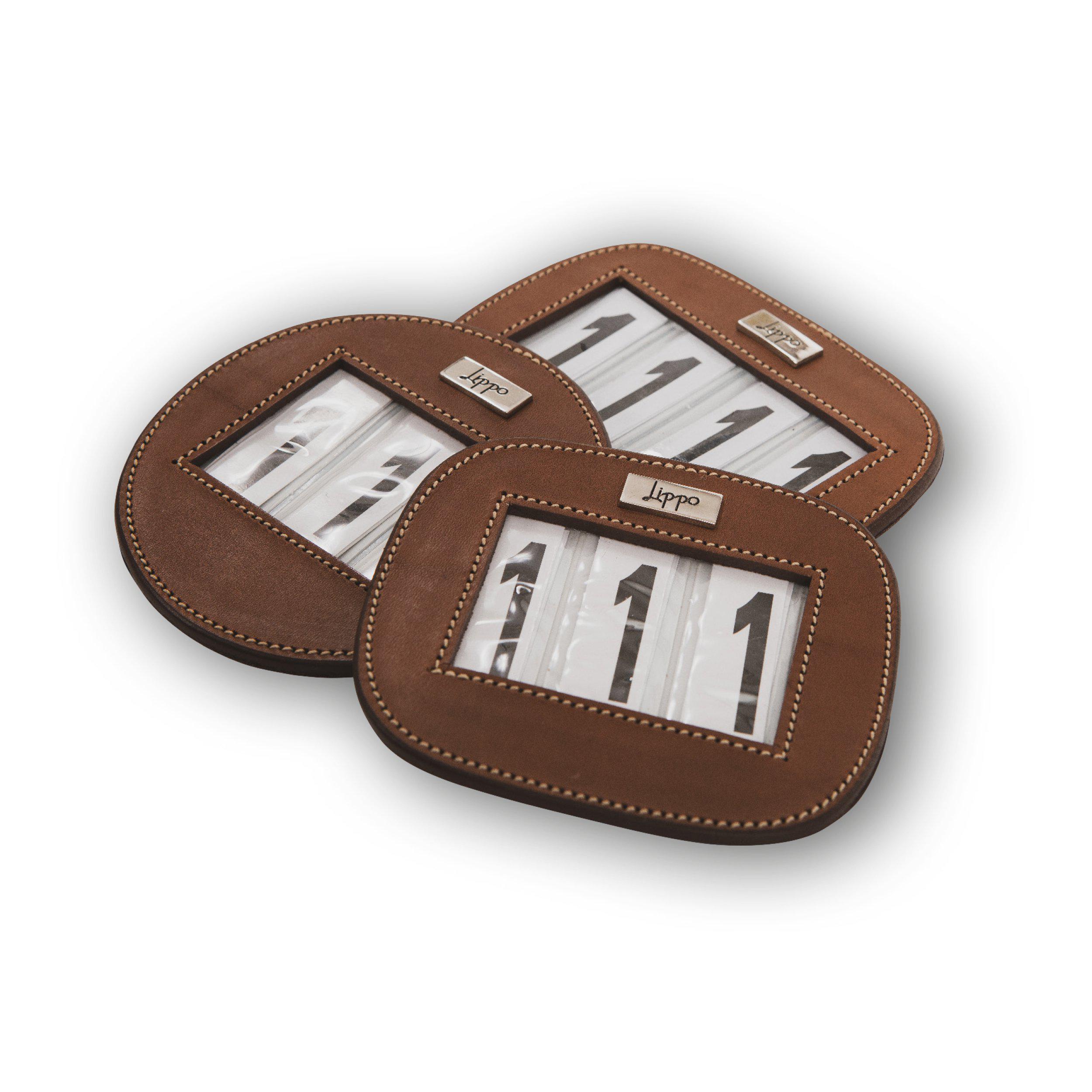 Nummerlapp Läder Lippo